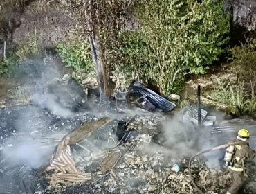 Tragedia en San Esteban: adulto mayor fallece en incendio que destruyó una vivienda