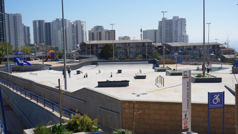 Concluyen esperada construcción del parque familiar «Vista al Mar» de Concón: obras se entregarán a fin de mes