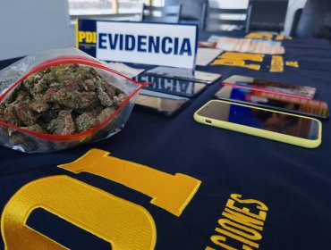 Capturan a delincuente buscado por robos en casas de Papudo: incautan droga y dinero