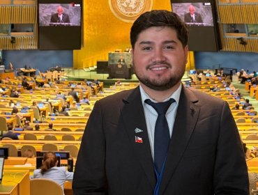 De Valparaíso a la ONU: porteño representó a Chile en Foro de la Juventud en Nueva York