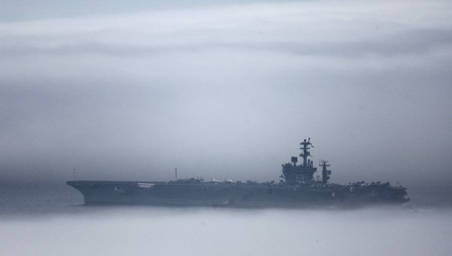 Portaaviones USS “Nimitz” de EE.UU. recaló en la bahía de Valparaíso en el marco del Southern Seas 2026