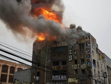 Capturan a sospechoso vinculado al incendio del ex Teatro Pacífico en Valparaíso