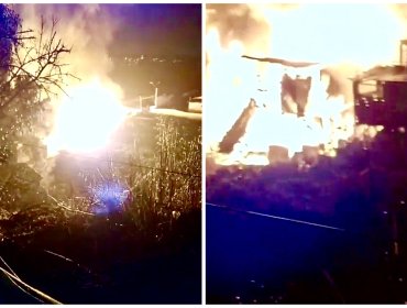 Incendio en la Villa Cartago de Cartagena dejó tres viviendas afectadas por el fuego