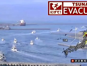 SHOA descarta tsunami en Chile tras fuerte terremoto que sacudió a Japón