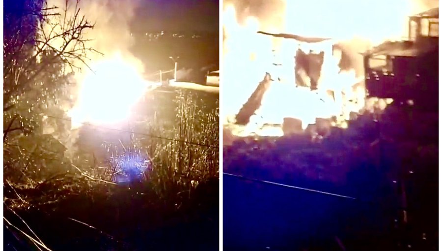 Incendio en la Villa Cartago de Cartagena dejó tres viviendas afectadas por el fuego