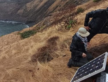 Instalan primera red de sensores sísmicos en Juan Fernández para estudiar su subsuelo