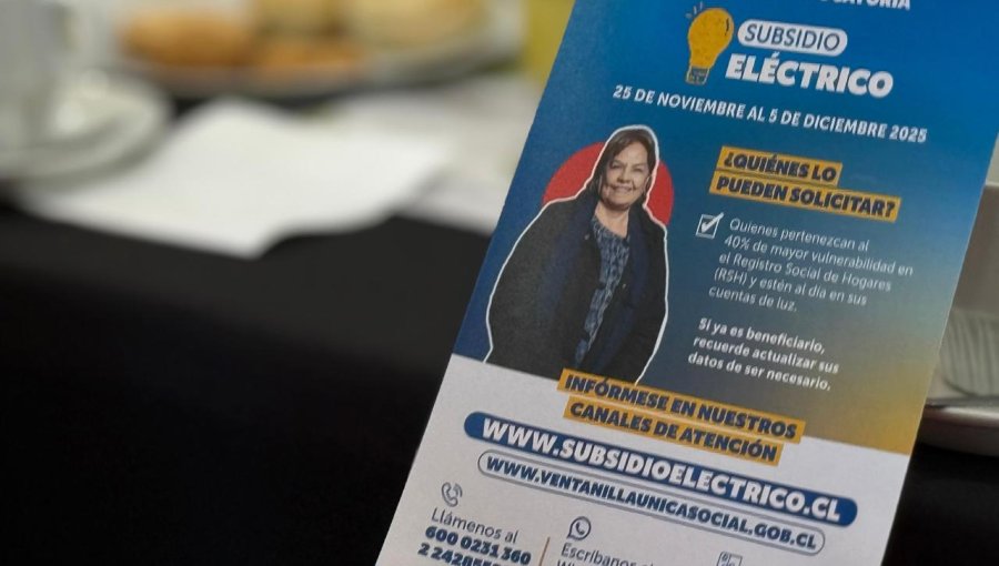 Subsidio eléctrico sigue vigente y beneficiará a 180 mil familias de la región de Valparaíso