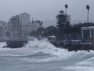 Emiten un nuevo aviso de marejadas del suroeste para la región de Valparaíso