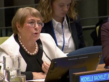 Michelle Bachelet expone en la ONU su candidatura a la secretaría general con llamado a la "urgente necesidad de esperanza"