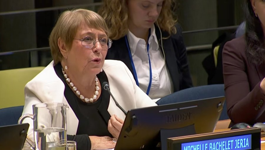 Michelle Bachelet expone en la ONU su candidatura a la secretaría general con llamado a la "urgente necesidad de esperanza"