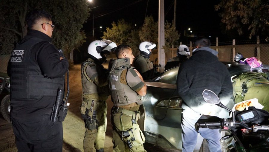 Con ocho detenidos termina un nuevo operativo de «Ronda Impacto» en Puchuncaví
