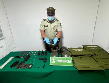 Dos detenidos tras robo con intimidación en San Esteban: banda simulaba ser Carabineros