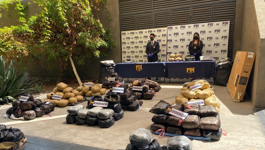 Condenan a nueve miembros de «Los Caleños» por tráfico de 296 kilos de droga en Arica