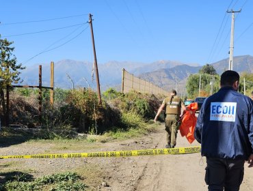Cadáver de un hombre fue encontrado en zona rural de Paine: mantenía las manos y el cuello atados con alambre