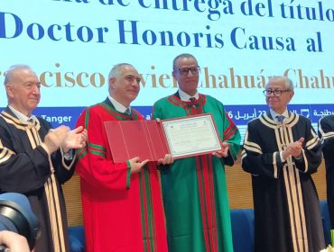 Francisco Chahuán recibió el grado de Doctor Honoris Causa por su aporte a la relación Chile - Marruecos