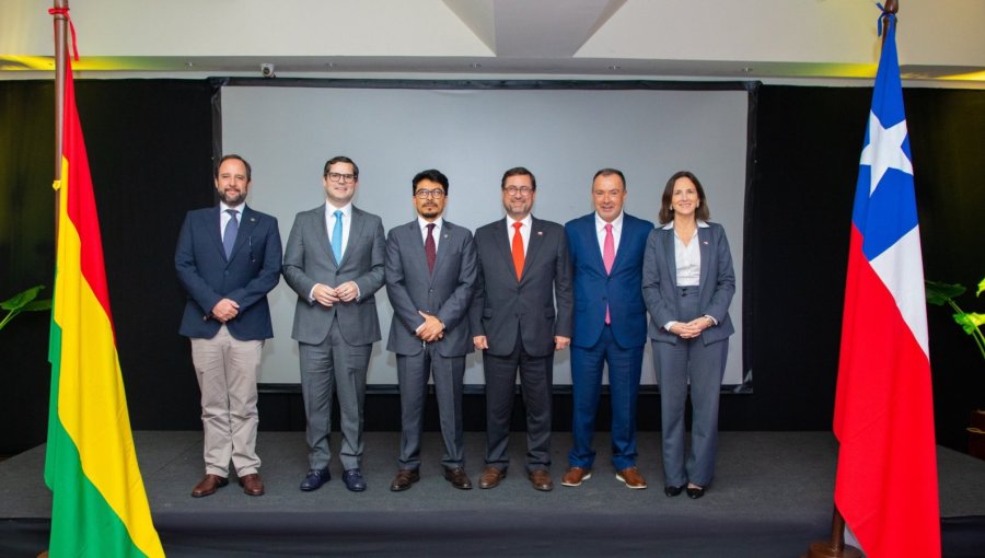 Canciller Pérez Mackenna y la subrei Estévez se reunieron con empresarios de Chile y Bolivia en La Paz y Santa Cruz de la Sierra