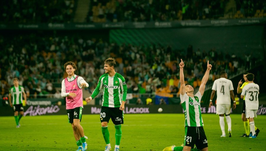 Betis de Pellegrini rescata un agónico empate ante Real Madrid y se afianza en el quinto puesto de La Liga