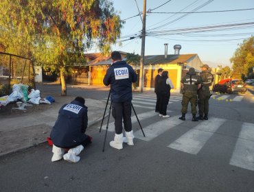 Balacera deja un muerto a metros de un colegio en Pedro Aguirre Cerda: en el vehículo del atacado se encontró droga