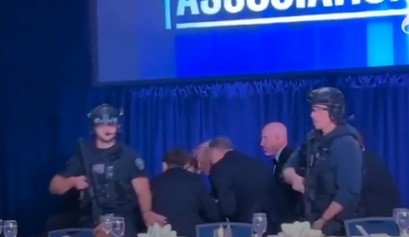 Trump confirma detención de tirador en Casa Blanca:"Que el espectáculo continúe"