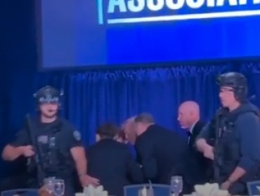 Trump confirma detención de tirador en Casa Blanca:"Que el espectáculo continúe"