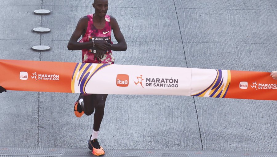 Maratón de Santiago quedó en manos del kenianao Cornelius Chepkok