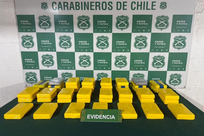 Vigilancia con cámaras térmicas permitió incautar 47 kilos de clorhidrato de cocaína en el sector fronterizo de Ollagüe