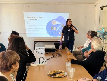 Villa Alemana inicia plan piloto para capacitar a personas mayores como monitores de tenencia responsable de mascotas