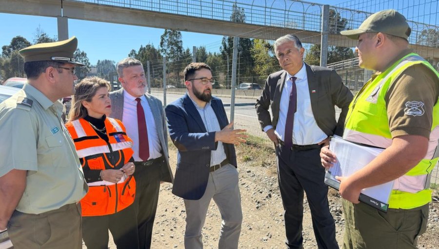 Autoridades inspeccionan la ruta 68 para instalar cámaras de alta tecnología contra la delincuencia en la región de Valparaíso