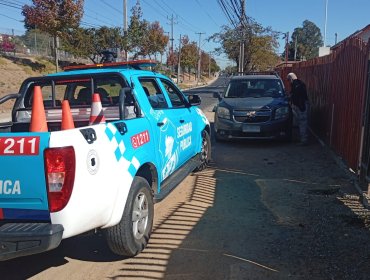 Patrullaje municipal permite encontrar en Villa Alemana automóvil robado el año 2024