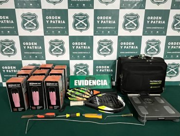 Cuatro detenidos en Concón por robos en Reñaca: portaban especies sustraídas y herramientas para delinquir