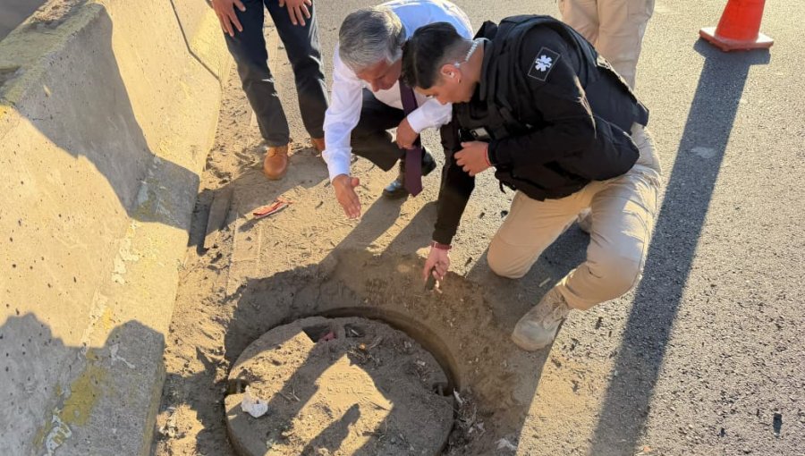 Dos falsos trabajadores fueron detenidos tras millonario robo de cables de cobre en plena avenida España de Valparaíso