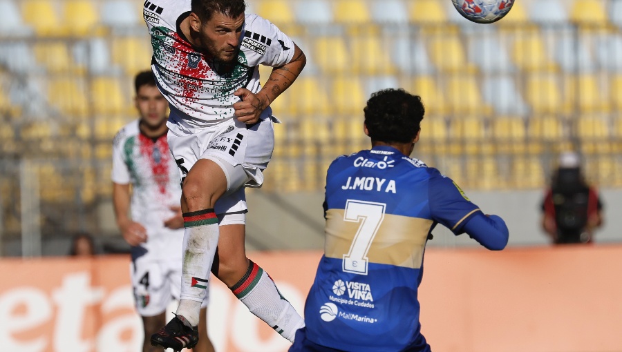 Everton y Palestino empatan 2-2 en Sausalito y complican sus opciones en la Copa de La Liga