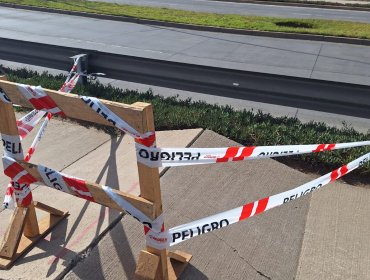 Peligroso resalto en vereda de Reñaca provoca grave accidente de ciclista: Concejala de Viña del Mar acusa retiro de señaléticas