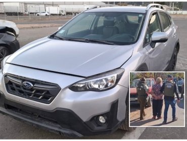 Mujer de 59 años fue detenida en Hijuelas con tres vehículos robados en su domicilio
