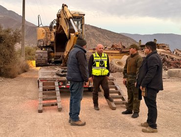 Desalojan a empresa que se tomó 7 hectáreas de la caja del río Aconcagua en San Felipe