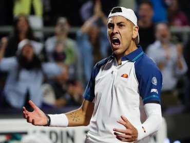 Alejandro Tabilo debutó en el cuadro principal del Masters de Roma con un arrollador triunfo