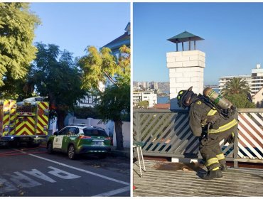 Recalentamiento de chimenea generó emergencia en casa del Cerro Castillo de Viña