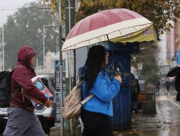 Sistema frontal dejó hasta 23 milímetros de agua caída en Valparaíso: ahora pronostican viento y un descenso en las temperaturas