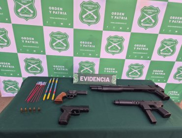 Caen "portoneros" en El Bosque y San Bernardo: Carabineros desarticula banda dedicada al robo de vehículos