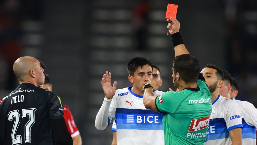 Matías Palavecino explica su polémica expulsión en el empate de la UC ante Ñublense