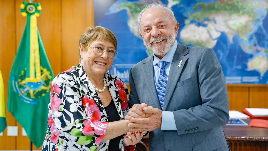 Lula recibió a Bachelet en Brasil y le ratificó su respaldo: "Su experiencia la acredita para ser la primera latinoamericana en liderar ONU"