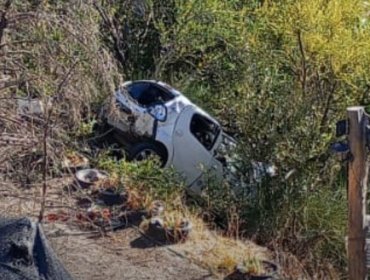 Conductor perdió la vida tras sufrir accidente y desbarrancar en el sector Las Vizcachas en Los Andes