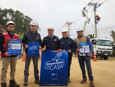 «Empecemos por casa»: Impulsan campaña preventiva para evitar cortes de luz durante el invierno en la región de Valparaíso
