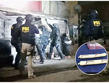 Operativo en poblaciones de Quillota destapa red de microtráfico con alto poder de fuego: incautaron hasta explosivos mineros
