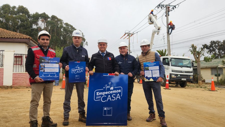 «Empecemos por casa»: Impulsan campaña preventiva para evitar cortes de luz durante el invierno en la región de Valparaíso