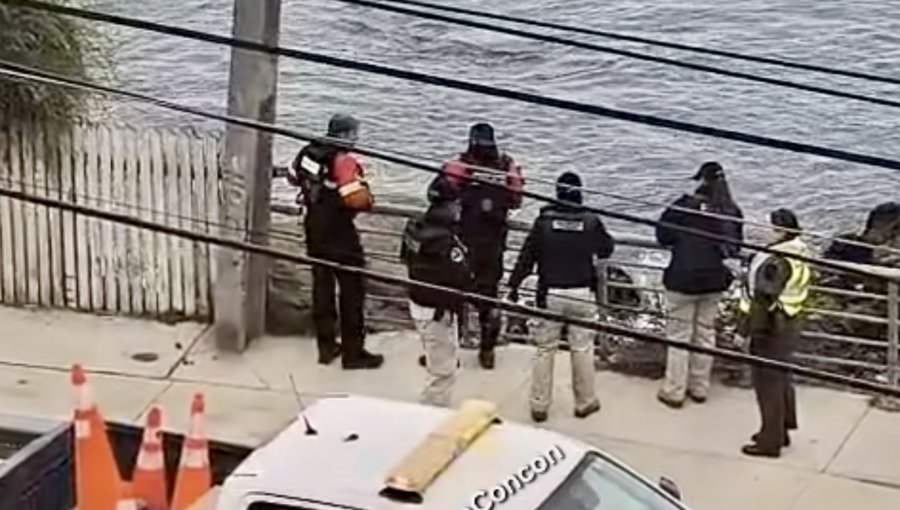 Conmoción en Concón tras el hallazgo de una persona sin vida en el camino costero