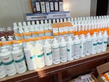 Freno al tráfico fronterizo: Aduanas en Antofagasta incauta cargamento de cosméticos por más de $18 millones