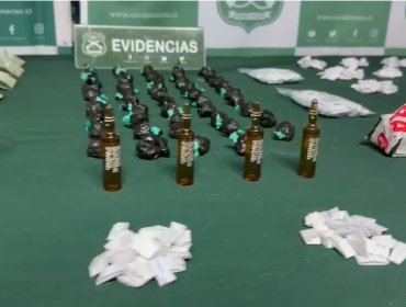 Golpe al microtráfico en Estación Central: Caen seis detenidos con pasta base y fentanilo