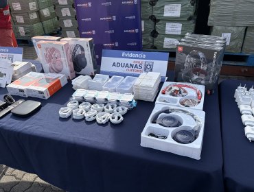 Decomisan más de US$2 millones en productos tecnológicos ingresados como contrabando por el puerto de San Antonio