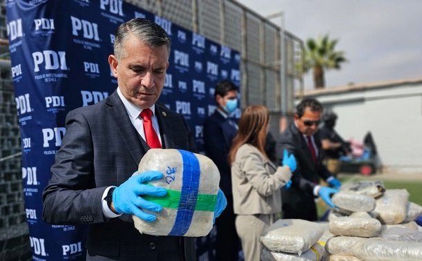 Decomisan 345 kilos de cannabis abandonados en la pampa de San Pedro de Atacama